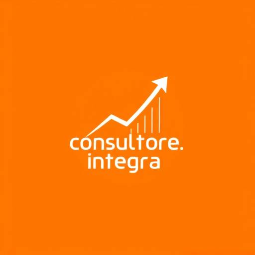 Logotipo de Consultores Integra Global mostrando un gr&aacute;fico ascendente dentro de un c&iacute;rculo