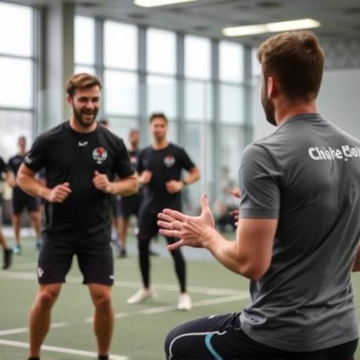 Un grupo de personas participando en una sesi&radic;&ge;n de coaching de habilidades en un centro de formaci&radic;&ge;n en Madrid
